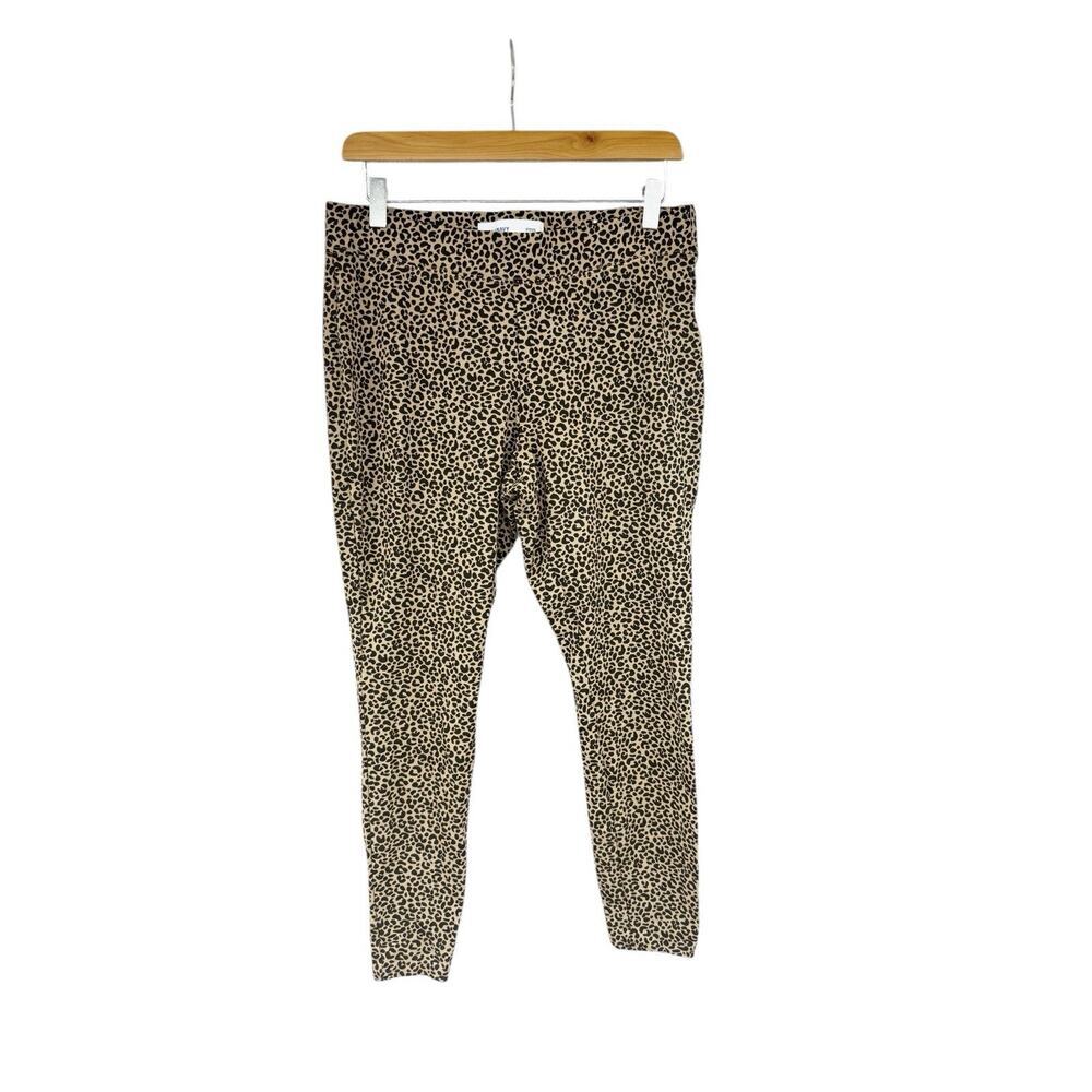 Old Navy Leopard Stevie Ankle Pull On Leggings Pants Stretch Womens Large